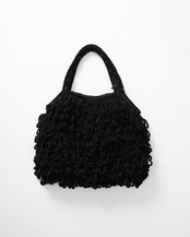 Thick Velvet Loop Monster Bag Hand Knit