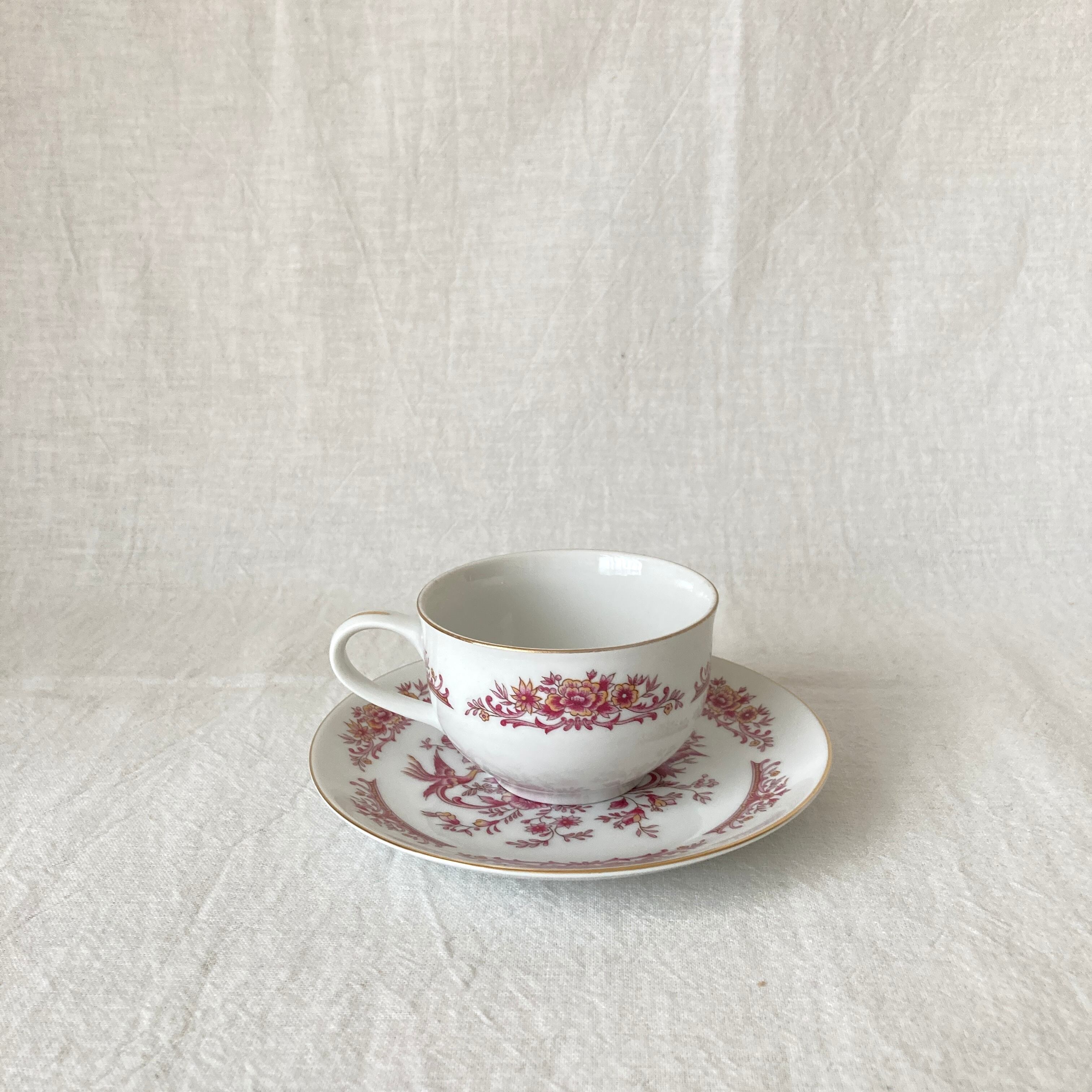 六千出品』 『未使用・小痛』 STEATITA 恥ずかしく カップ&ソーサー 6客