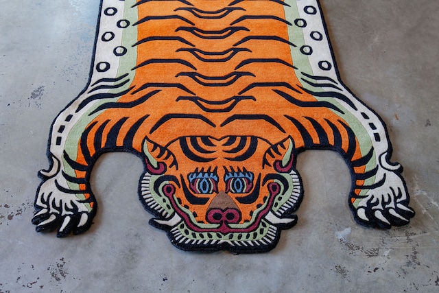 Tibetan Tiger Rug 《Lサイズ•ウール035》チベタンタイガーラグ