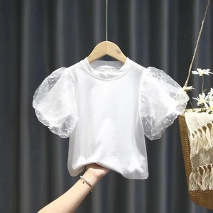 ふわふわチュール半袖Tシャツ【CH00017】