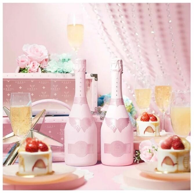 正規品】エンジェル シャンパンドゥミ セック ロゼ レザータイプ