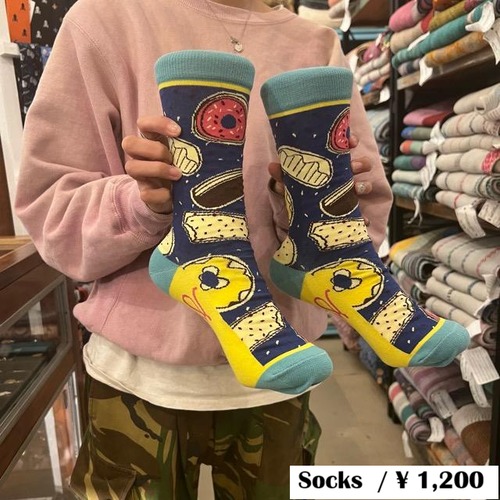 TOPANGA SOCKS Lady's Donut　socks　ドーナツ　スイーツ　ソックス　レディースソックス　プレゼント　靴下