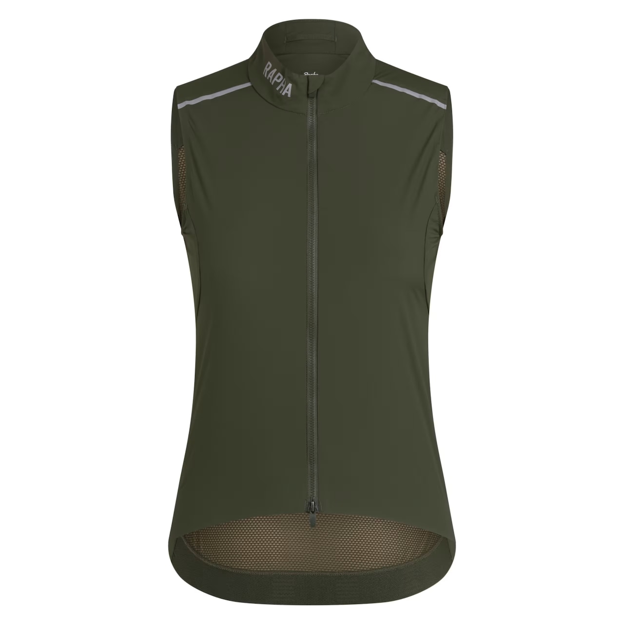 WOMNE'S PRO TEAM GILET DARK GREEN/WHITE