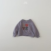 韓国子供服 / LINDO / ラブハートトレーナー / 秋服 *XS~XL*