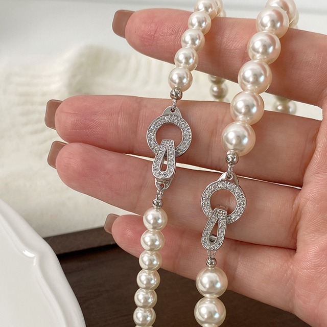 DEMIシンプルなパールネックレス