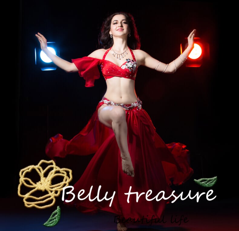 ベリーダンス　お衣裳 ベリーダンス オーダーメイド衣装 4色 WZY2631 | Belly Treasure®︎