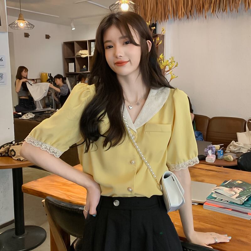 イエローシャツ サマースタイル 夏物 試着室48034167622