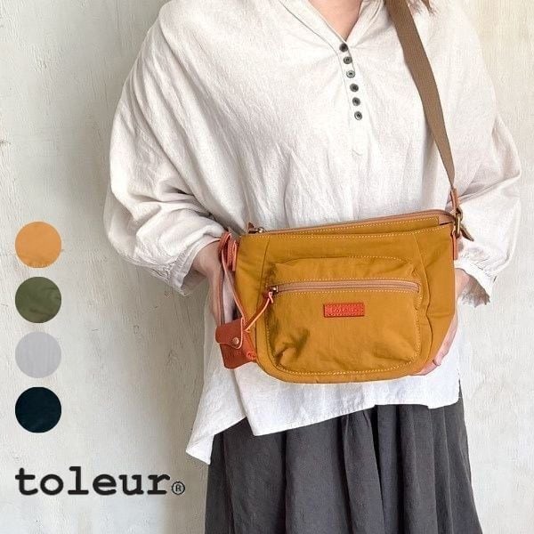 toleur(トーラ) リンクルナイロンCショルダー 11992