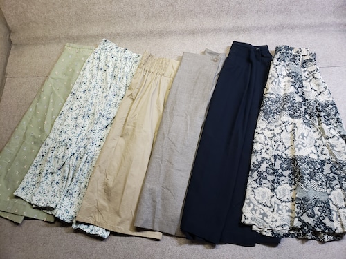 ロングスカート　マキシ丈スカート 大量 古着MIX まとめ売り 卸 福袋 セット