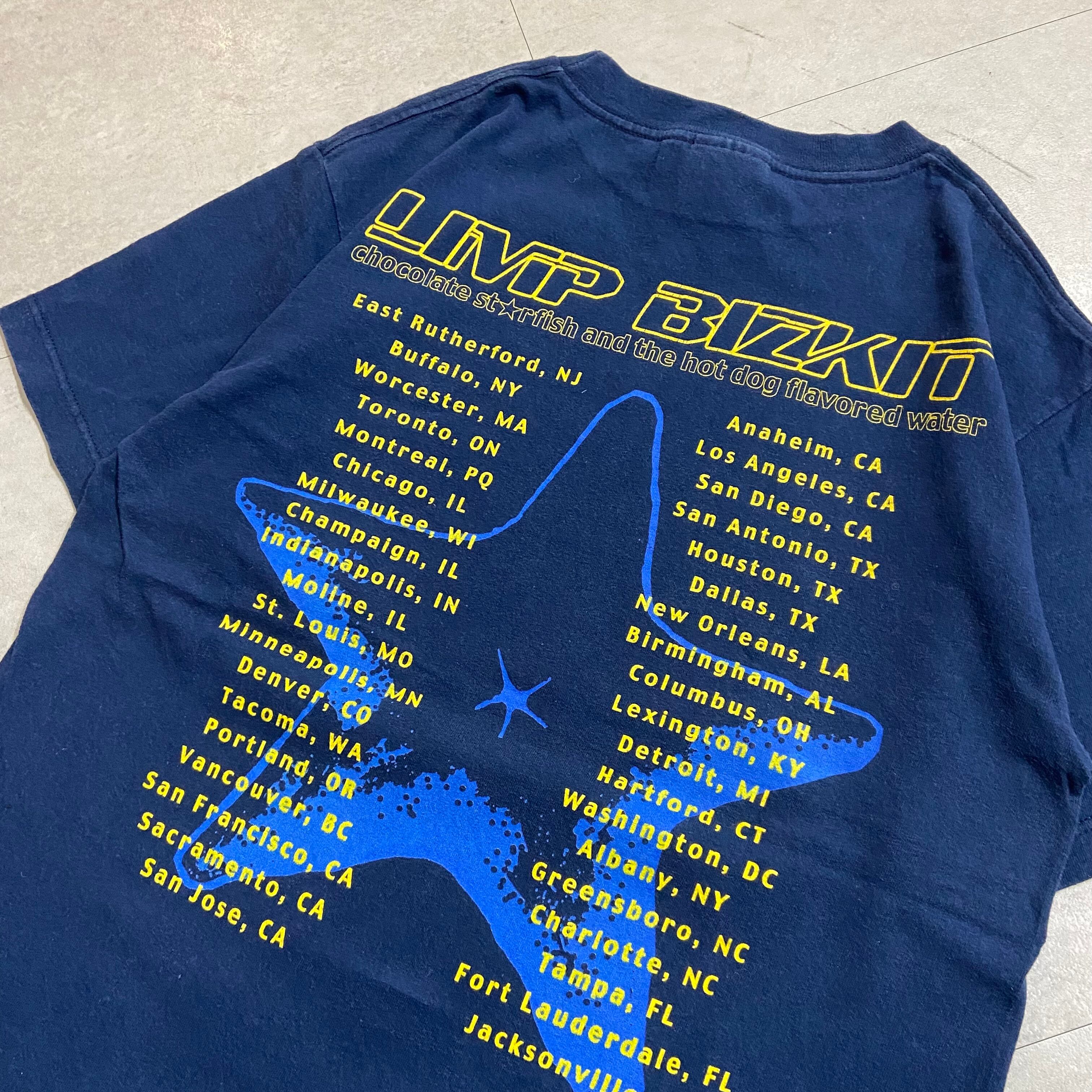 00's 【 LIMP BIZIKIT 】リンプビズキット バンドTシャツ バンT 青 ...