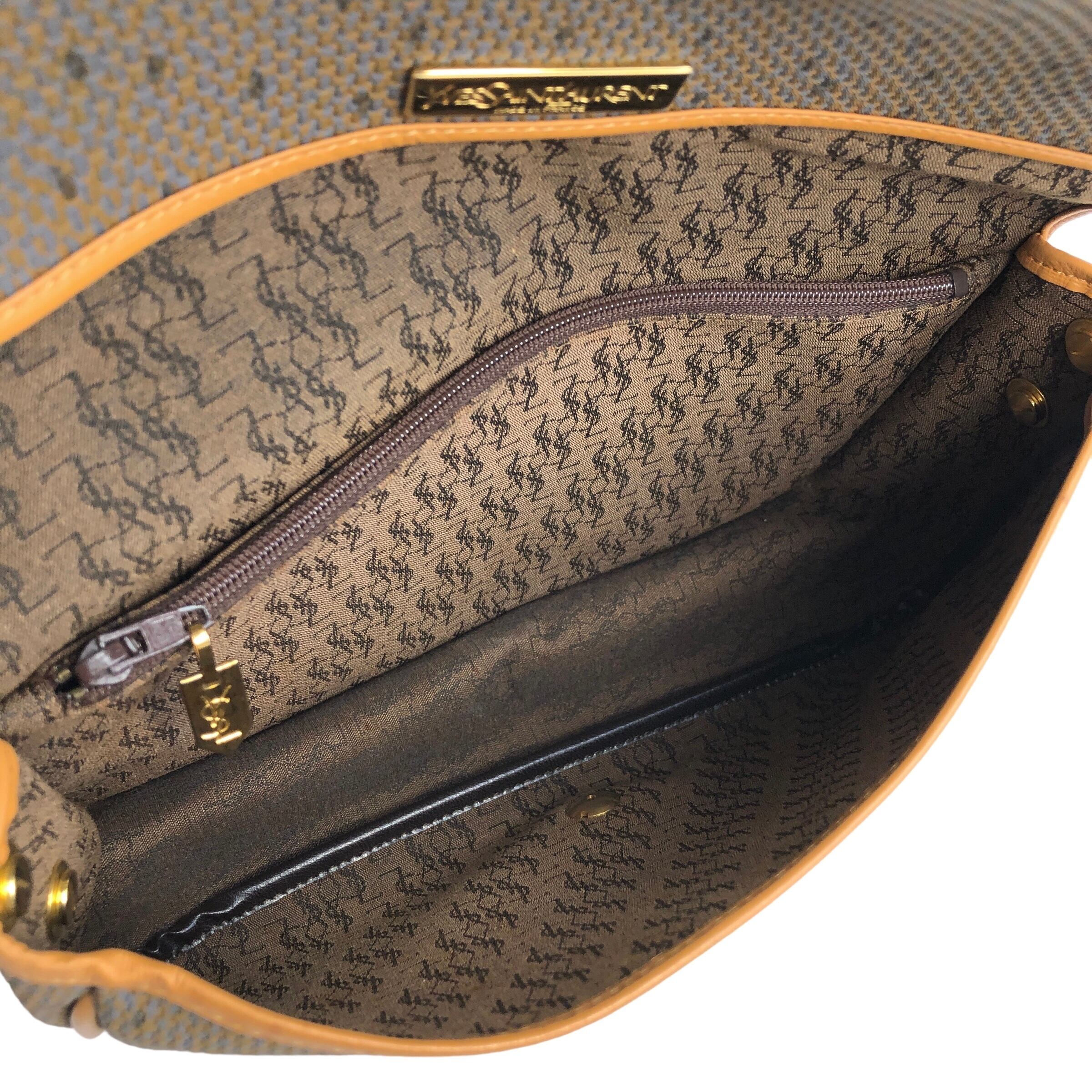 Yves Saint Laurent イヴ・サンローラン YSLロゴ ナイロン ショルダー