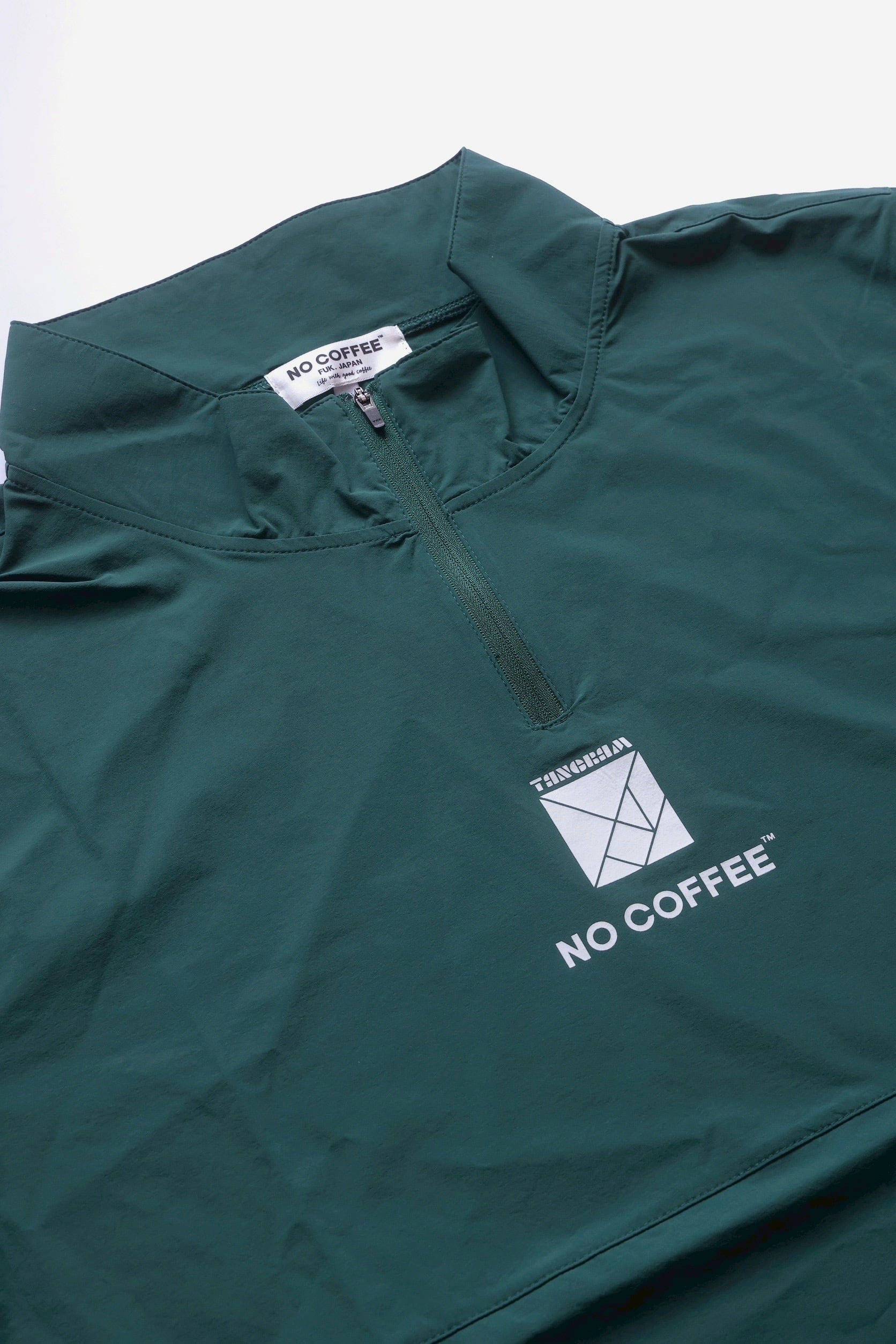 NO COFFEE × TANGRAM HALF ZIP PISTE S/S | NO COFFEE