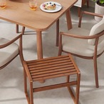 スツール 椅子 イス 高さ42cm 木製 四角 スクエアスツール 滑り止め付き 屋内 屋外 おしゃれ 北欧