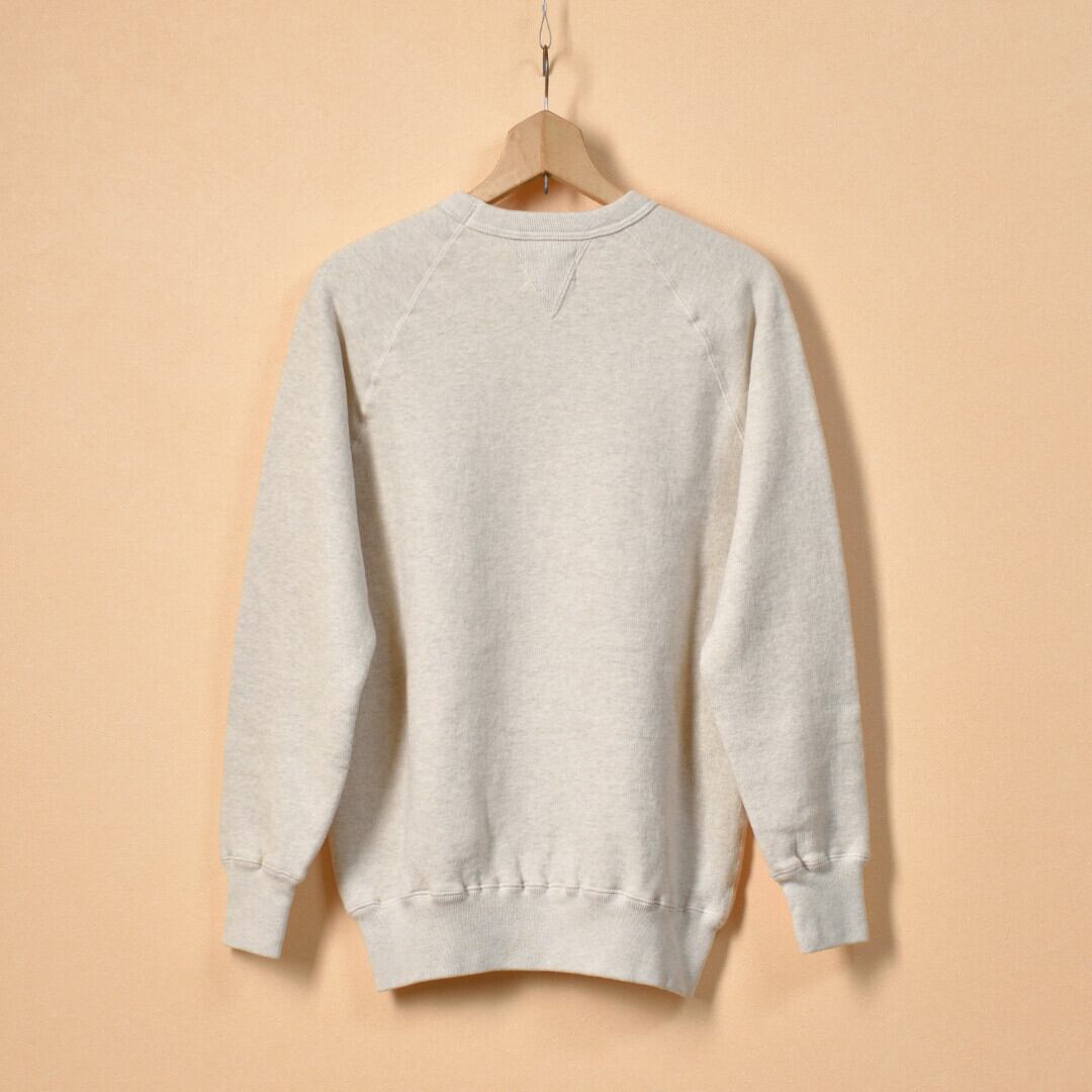 Kepani ケパニ ラフィー裏起毛 HARRIS-Ⅱ GUSSET CREW・オートミール【送料無料】