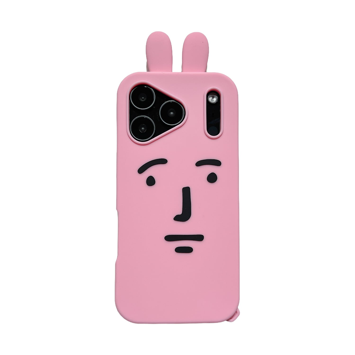 ウサミミ iPhone 17 16 15 14 13 ケース かわいい 表情 ウサギ