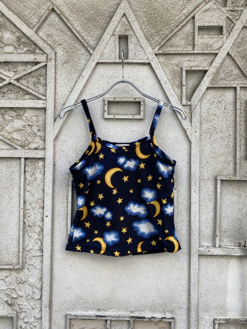 "MOON＆STAR" velor camisole