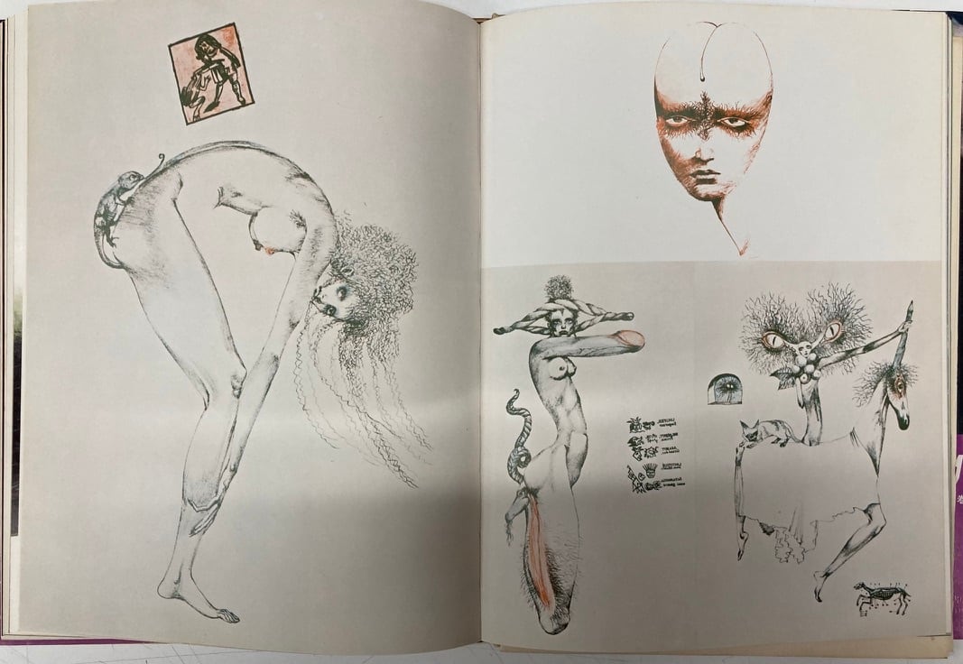 イラストレーション・ナウ 宇野亜喜良の世界 失楽園の妖精たち 1975年