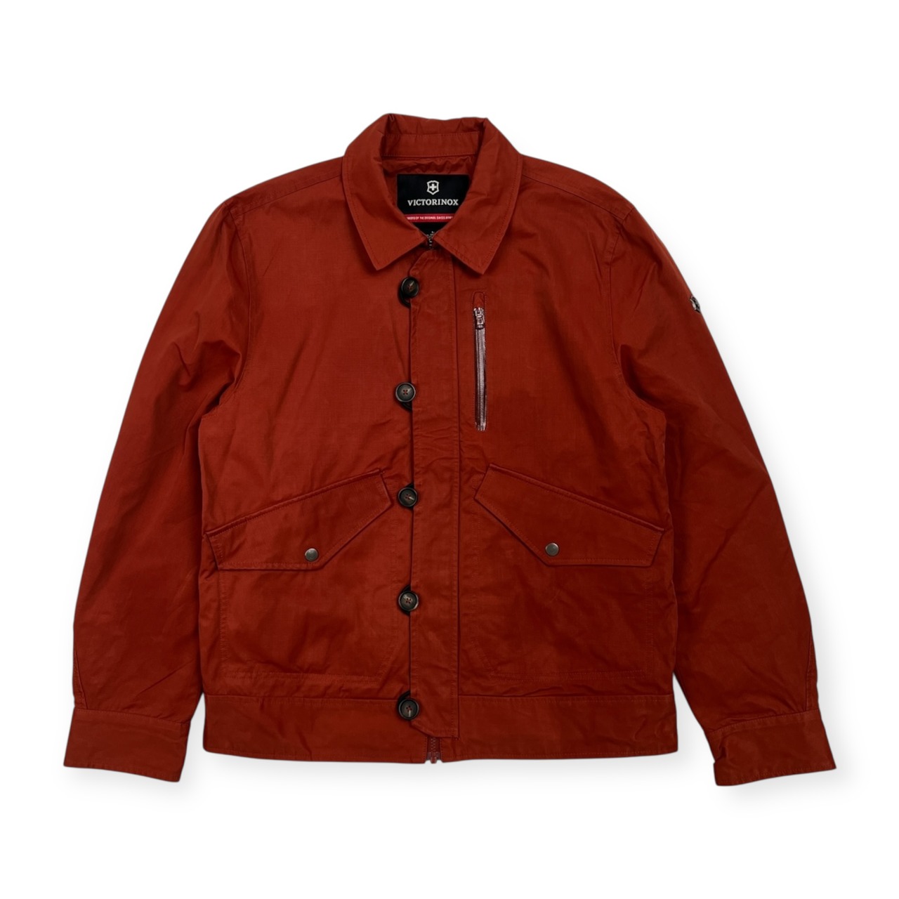 VICTORINOX ビクトリノックス ジャケット サイズ L /メンズ/コットン&ナイロン/オレンジレッド系