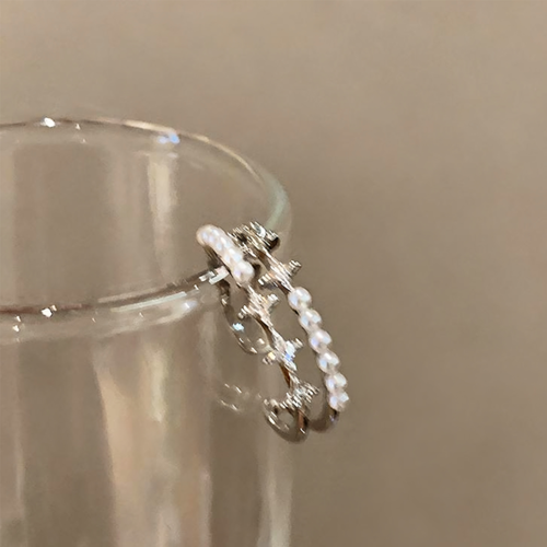 ZJ星芒の珠２層リング