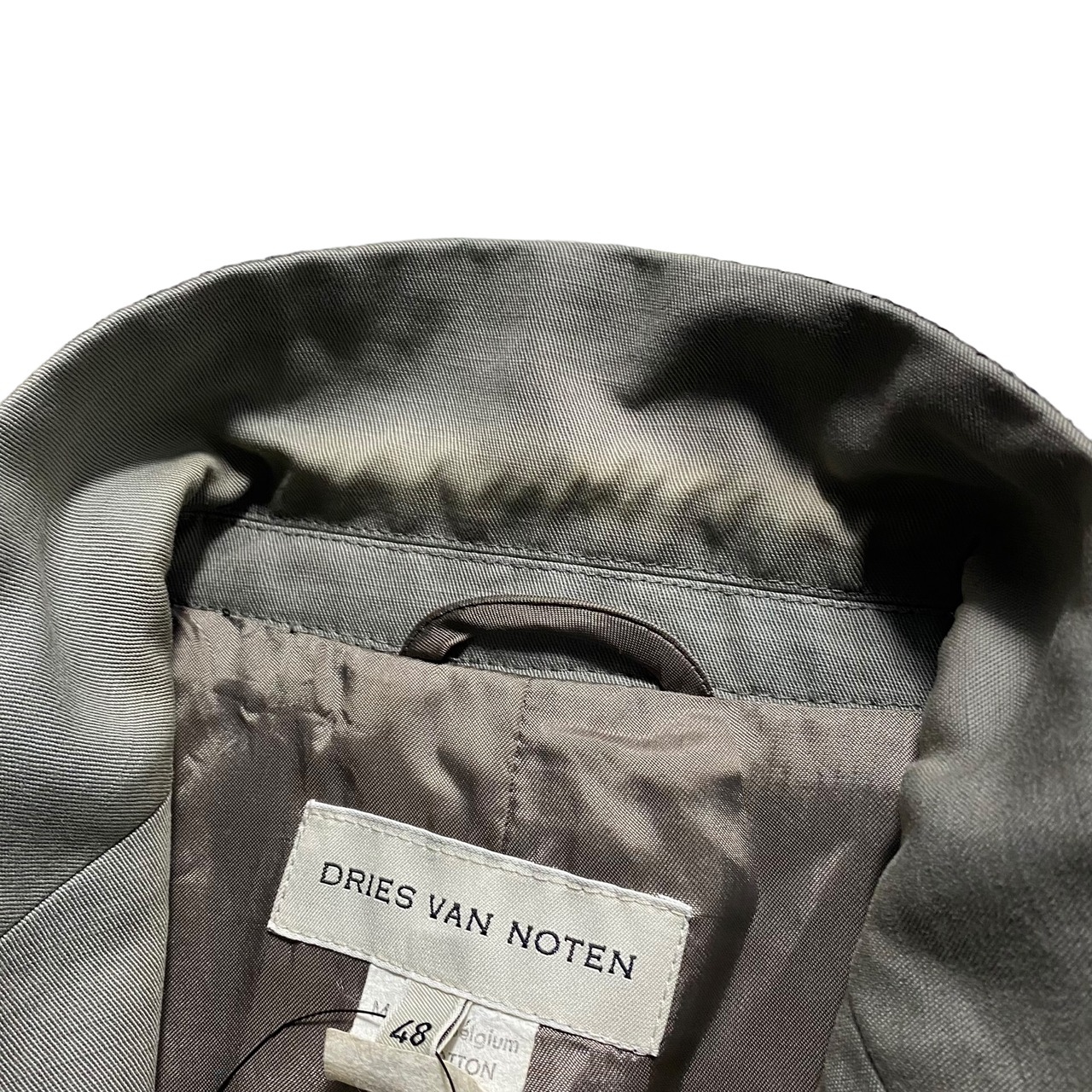 archive DRIES VAN NOTEN cotton × linen suits set-up