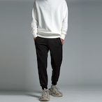 ジャージ素材テーパードパンツ