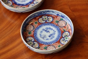 大聖寺伊万里 色絵 松竹梅文 小皿 ラスト１