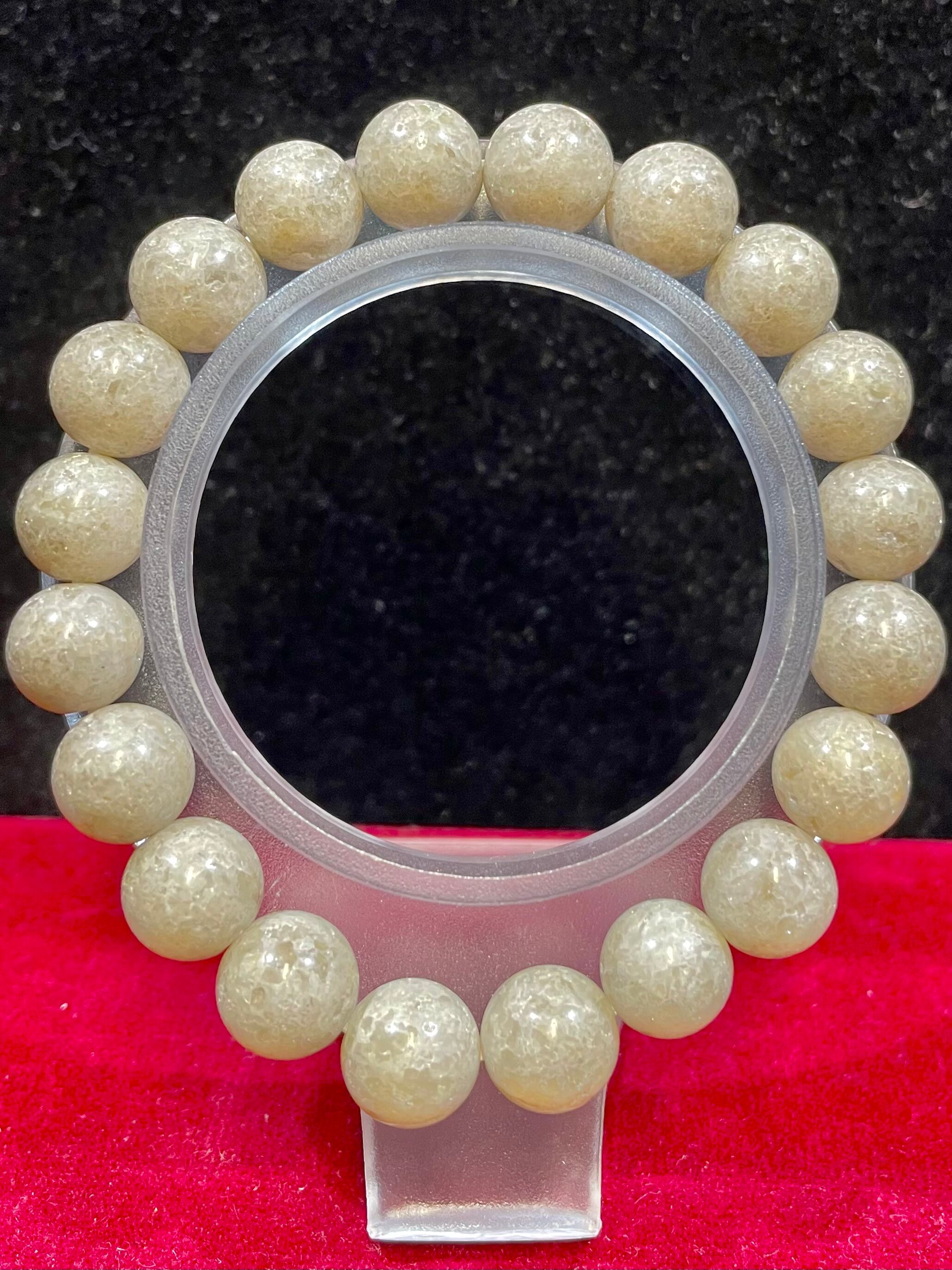 5) 天孫降臨!霊性クオーツ「神石・ニニギ水晶」ブレスレット10mm