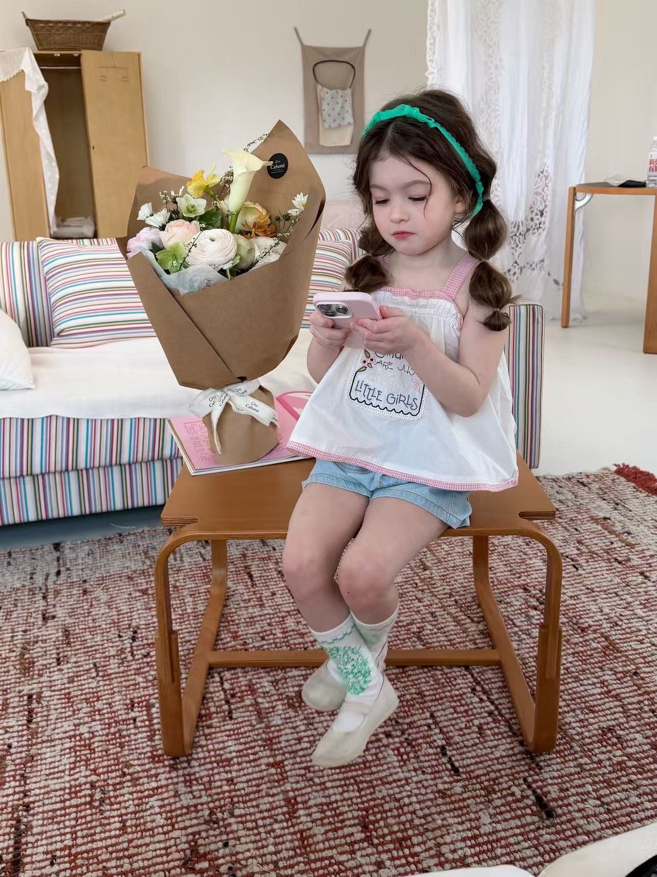 [aiai] Two-pocket Denim Shorts / [아이아이] 두송이포켓데님쇼츠