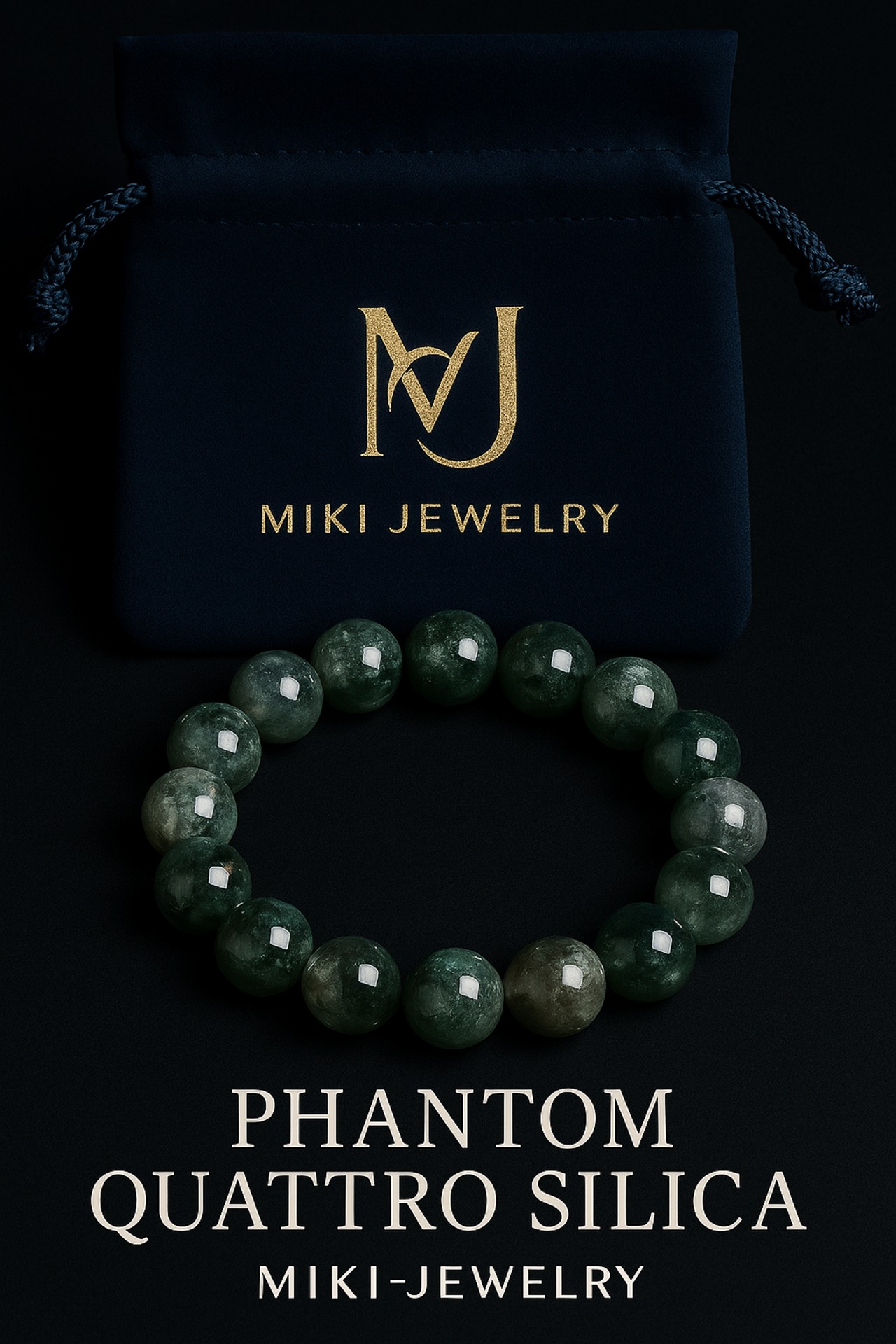 「癒しと変革の石」新しい自分へ導く石｜ MIKI-JEWERLRY【ファントムクワトロシリカ11ｍｍ】Phantom Quattro Silica