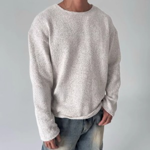 ミックスカラーリラックスニット　0892