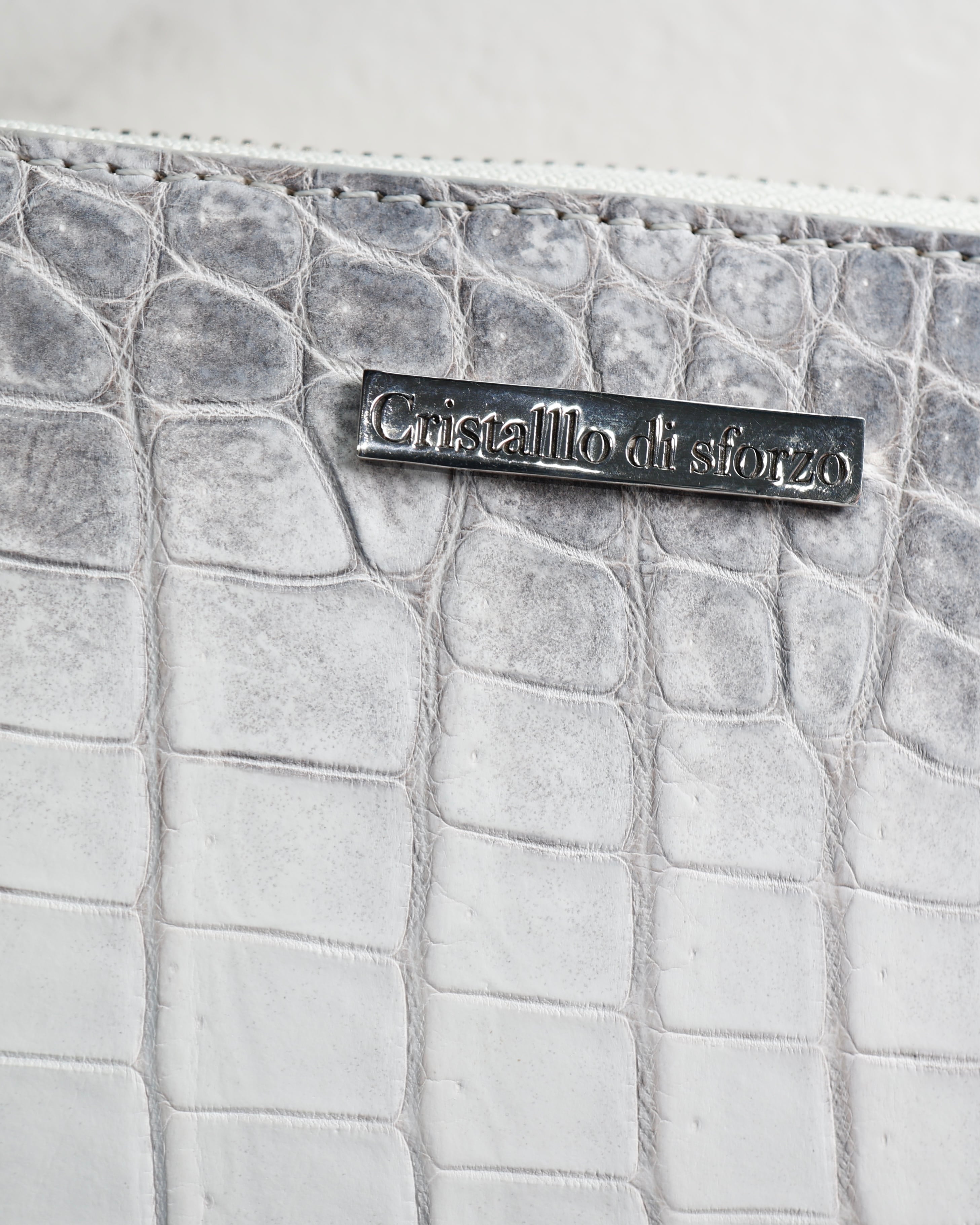 圧倒的高級感】Crocodile Porosus Middle Wallet【Himalaya