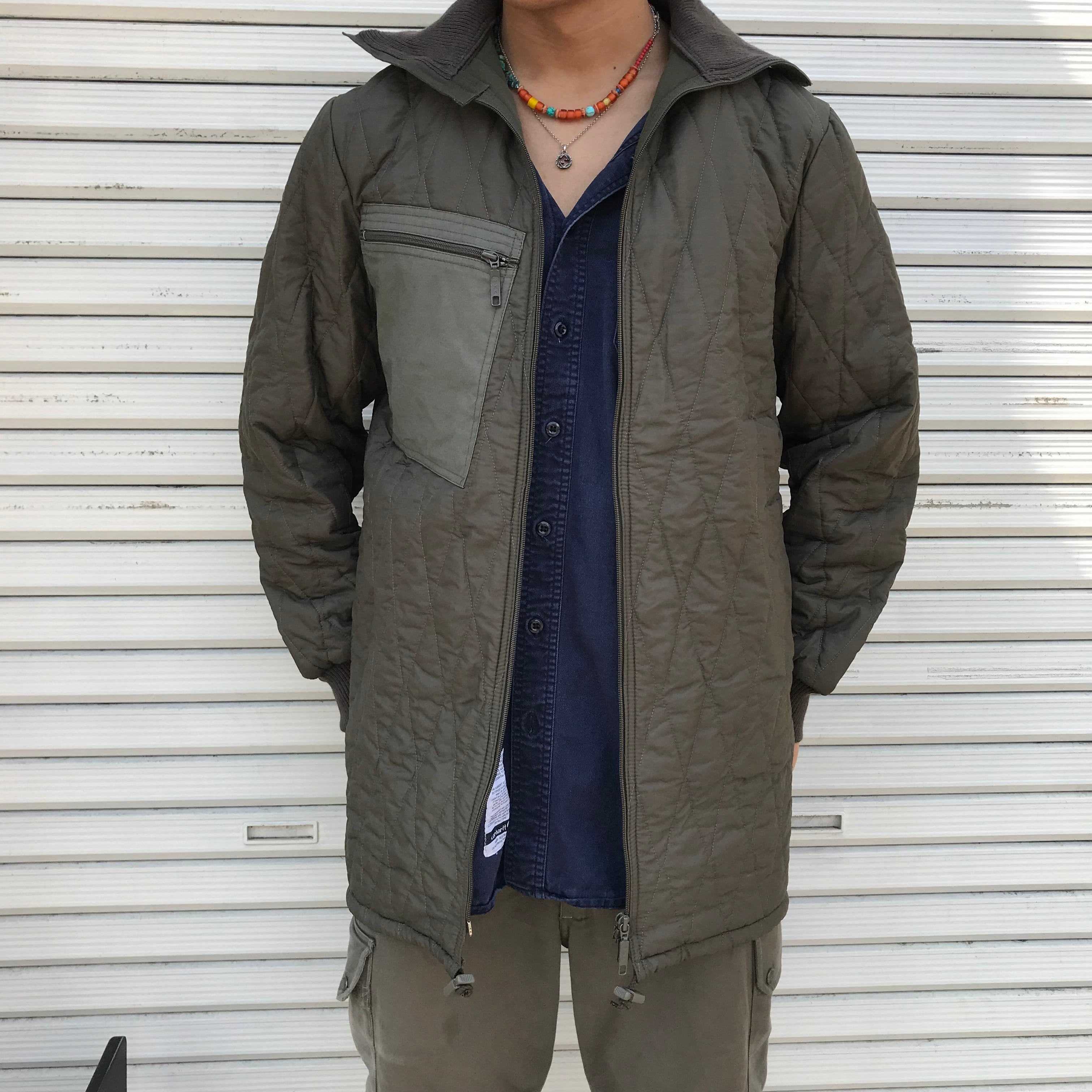 デッドストック 90s ドイツ軍 ヴィンテージ キルティング ライナージャケット ハイネック タートルネック ユーロ ミリタリー Lサイズ デッドストック 90s ドイツ軍 ヴィンテージ キルティング ライナージャケット ハイネック タートルネック ユーロ ミリタリー Lサイズ