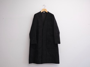 SEE ALL “ COLLARLESS DECK COAT “ BLACK