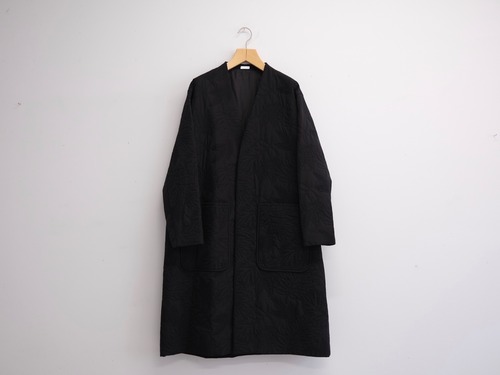 SEE ALL “ COLLARLESS DECK COAT “ BLACK