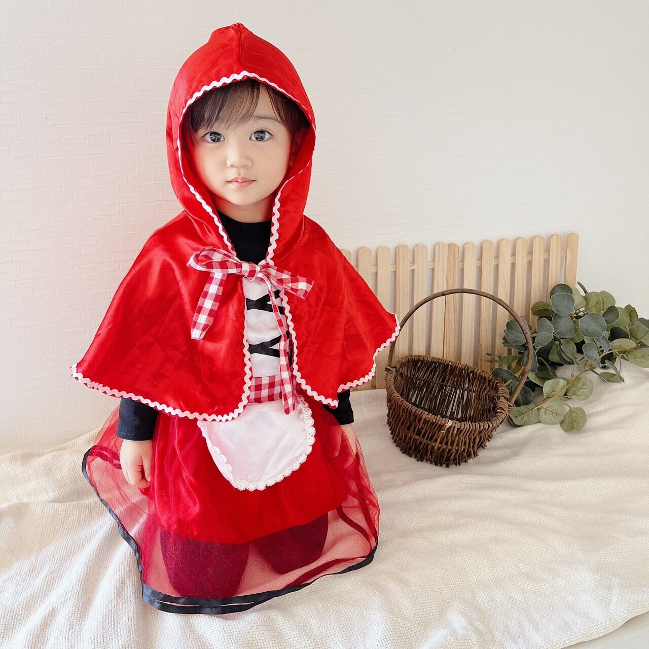 美品♥️赤ずきんちゃんOPケープset 美品♥️赤ずきんちゃんOPケープset - メルカリ