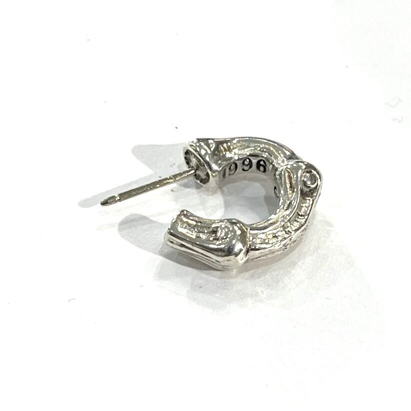 希少【TIFFANY&CO.】2701 バンブー フープ ピアス SV925 シルバー925