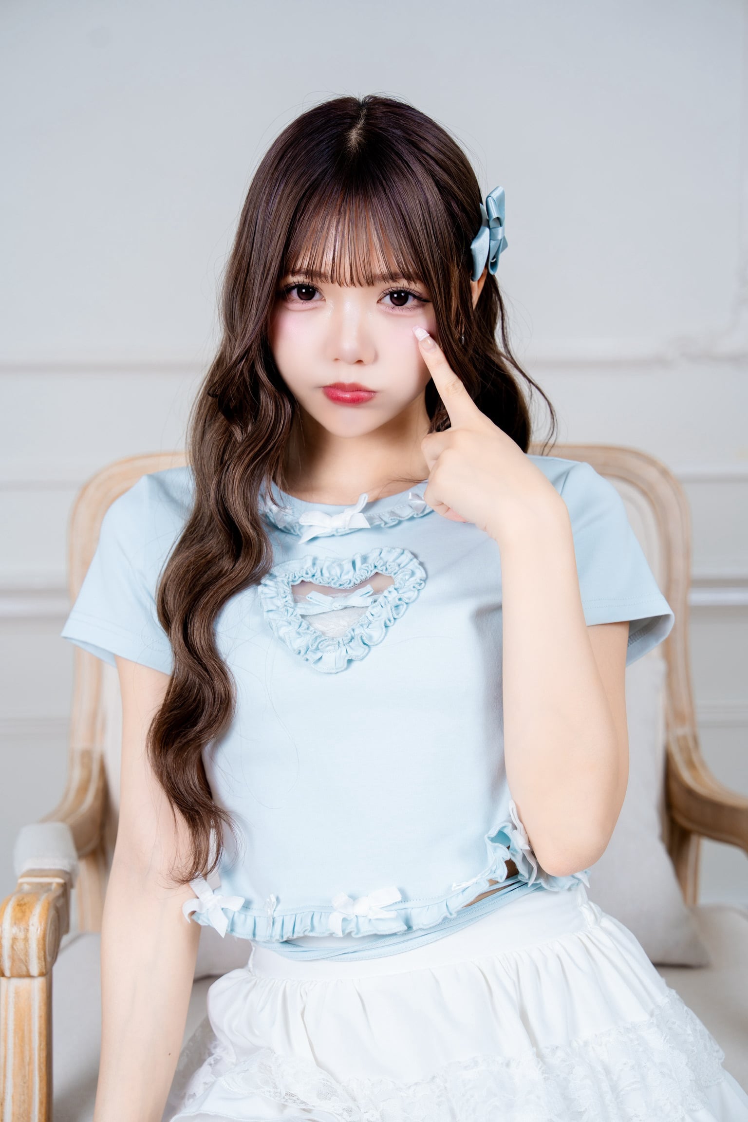 Velvet Ribbon Heart Tops