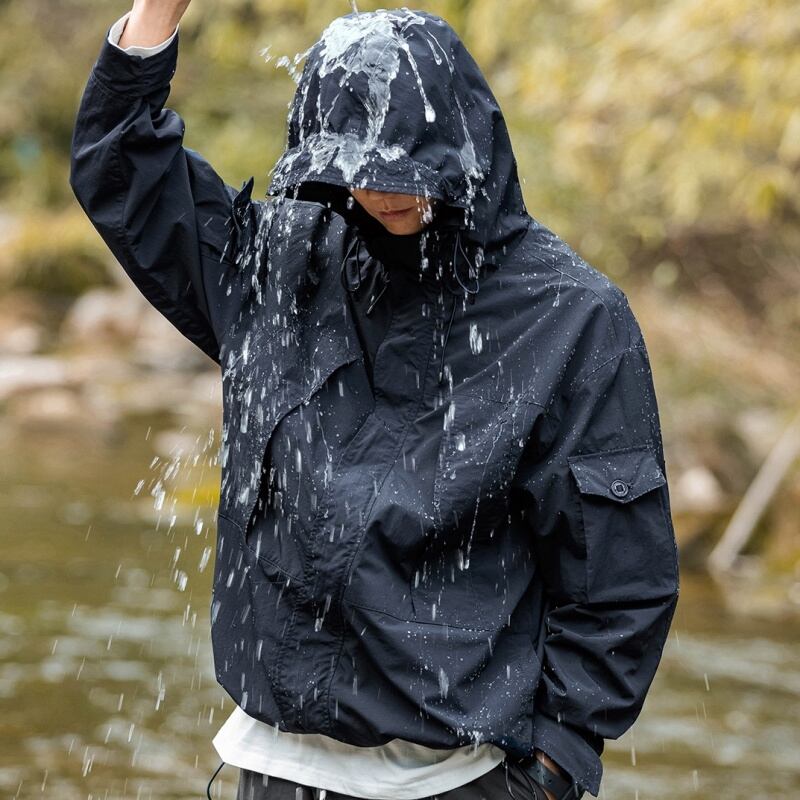 水や汚れに強いパッチポケット付きジャケット A18420