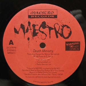 Maestro Fresh-Wes / Death Ministry / Pushin' Wiggz Back [MR0011]
