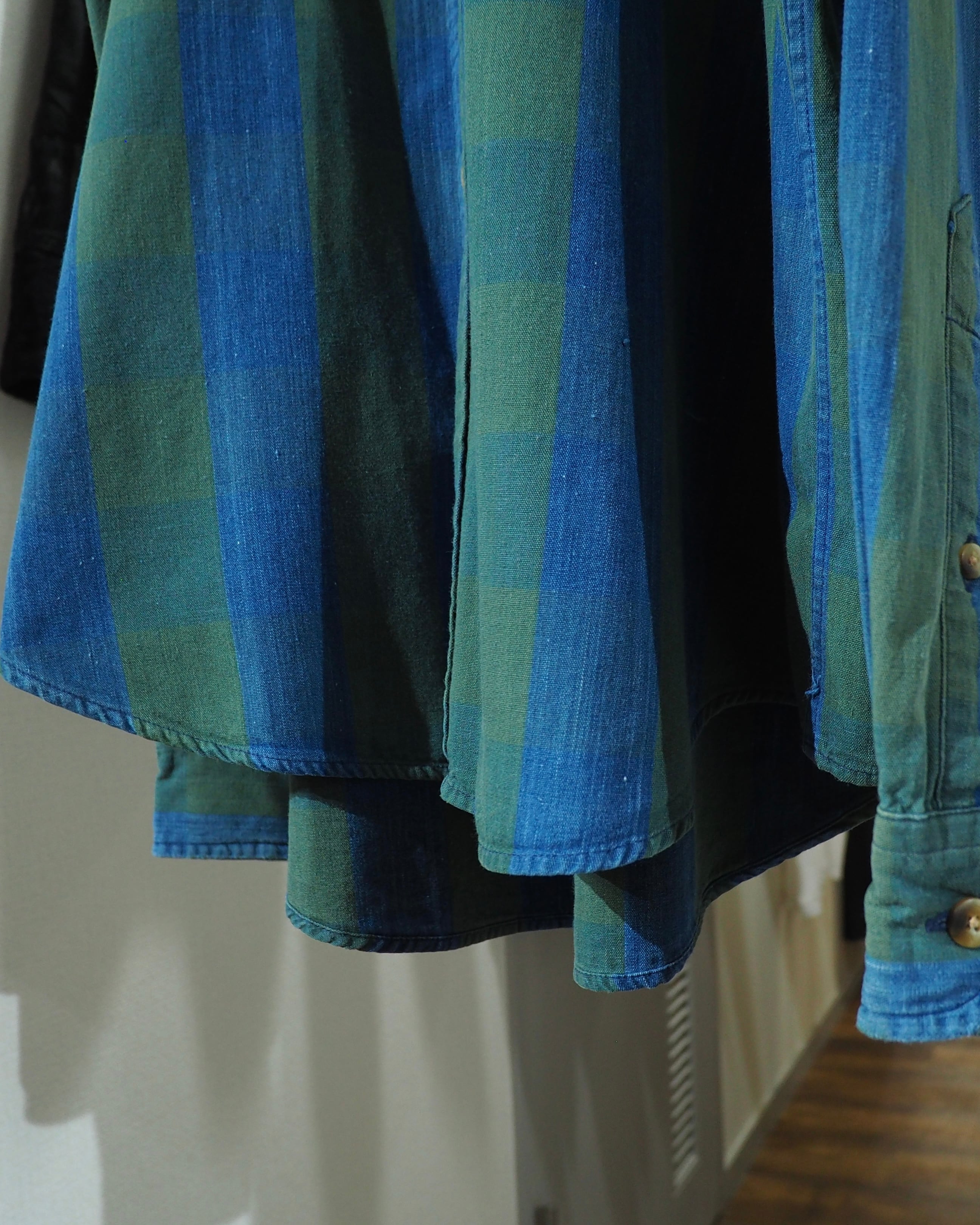 1990s " Old Nautica " Beautiful Buffalo check pattern vintage loose Button Down shirt