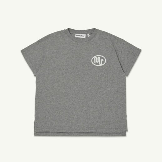 《main story 2026AW》Oversized Tee / Grey Melange