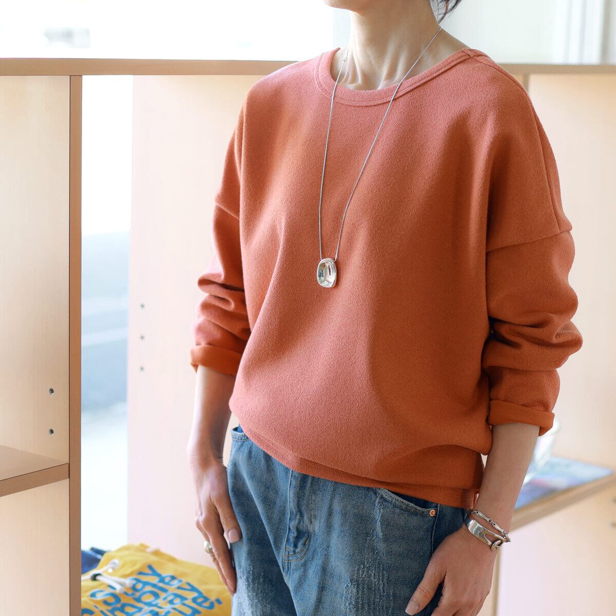 marmors (マルモア) ジョーゼットジャージ 2face カットソー