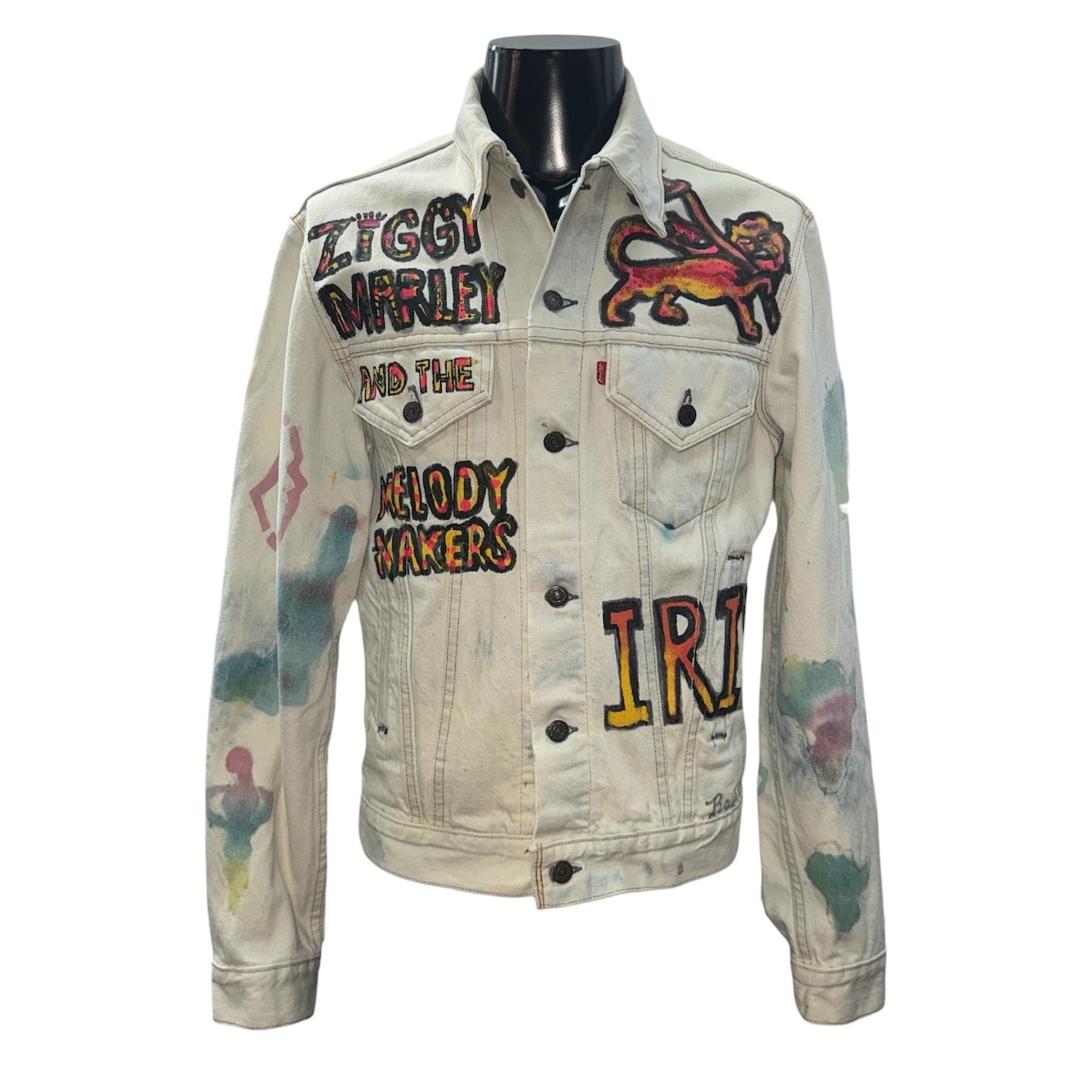 【LEVI’S】リーバイス "ZIGGY MARLEY" ペイントデニムジャケット