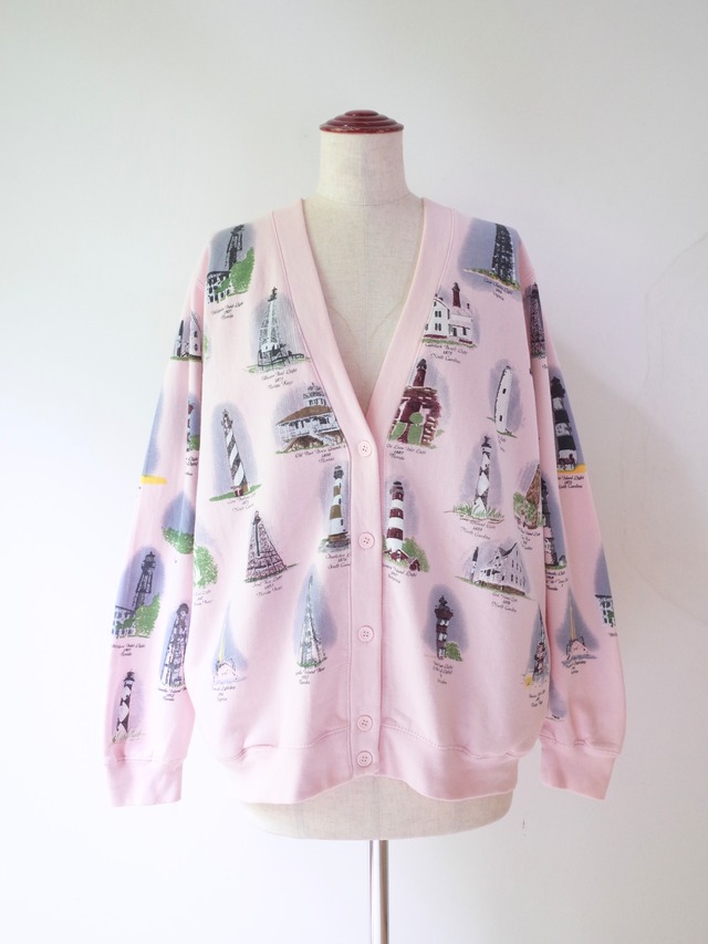 Light house sweat cardigan