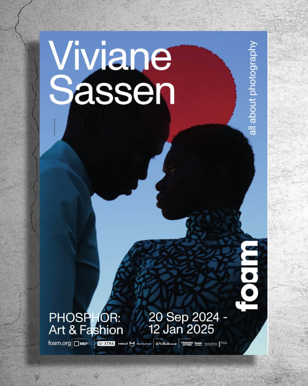 写真家『ヴィヴィアン・サッセン』2024年オランダ写真美術館制作ポスター