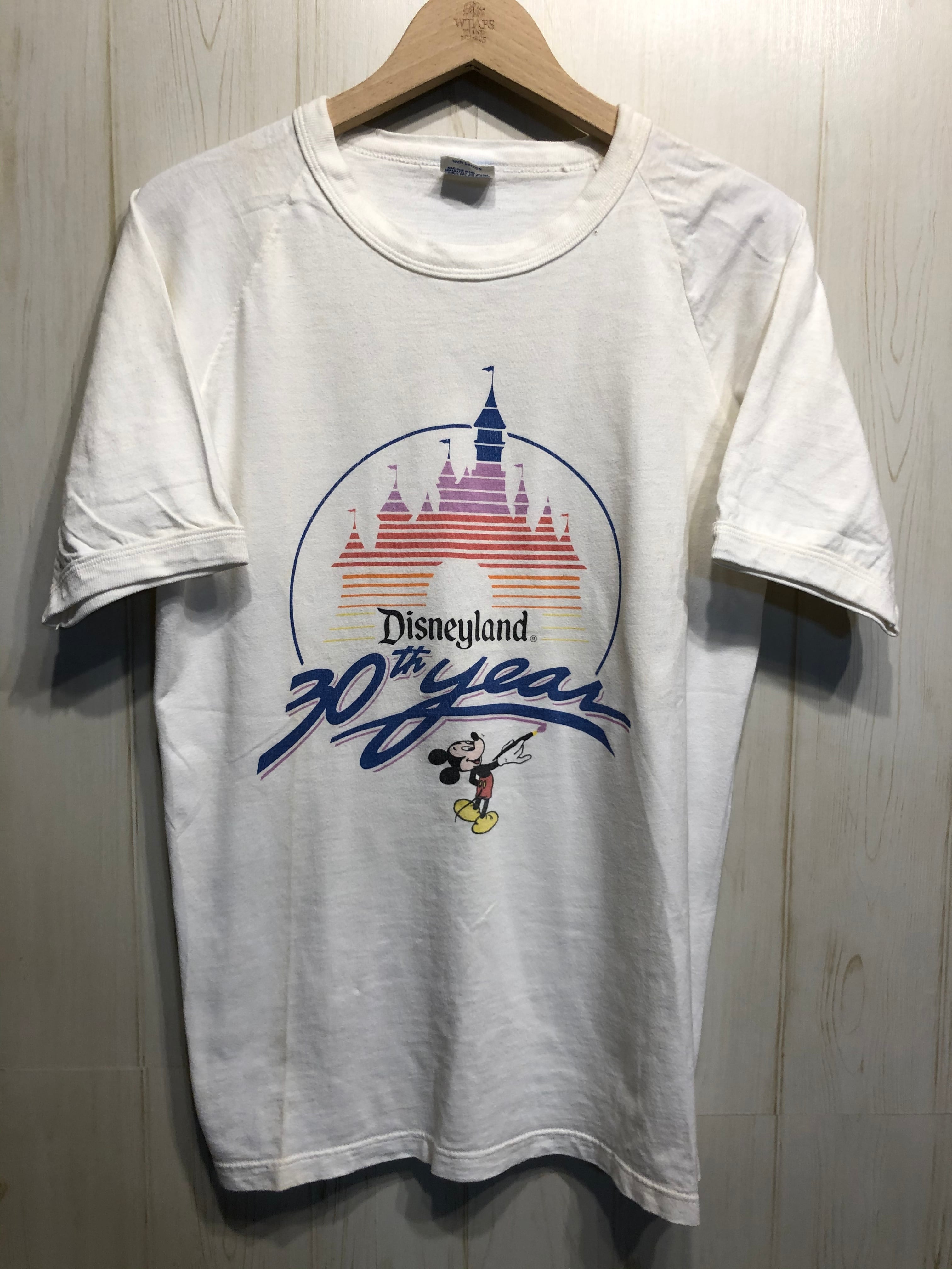 東京ディズニーランドタグ付き☆ヴィンテージ☆80年代ディズニーランドTシャツ