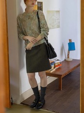 Brume Paisley Alpaca Knit F0811