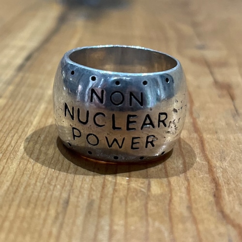 NON NUCLEAR POWER SILVER925 RING