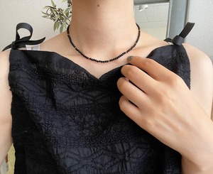 《サージカルステンレス》onyx mini necklace