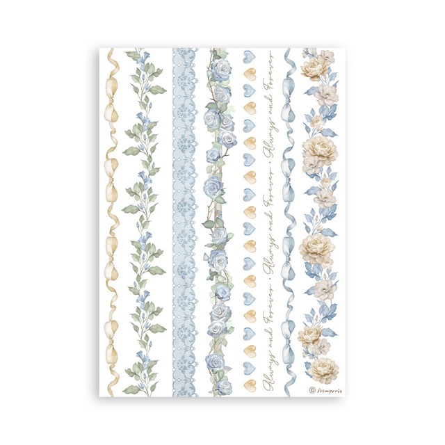 Stamperia Washi pad - Timeless　和紙シールブック　SBW20【Stamperia（スタンぺリア）】[ST-160s]